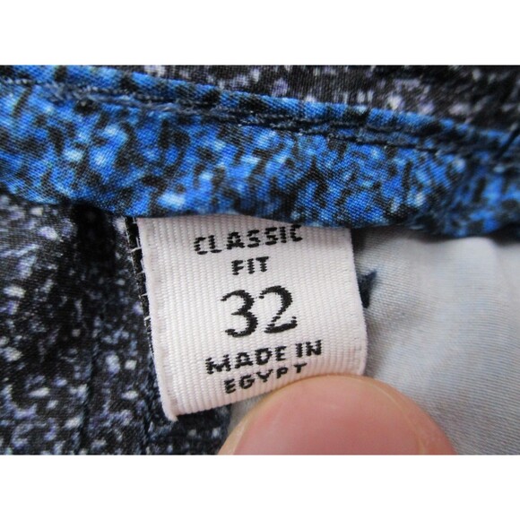 Robert Graham Shorts Men 32 Blue Performance Classic Fit Preppy Chino Golf 32x8 - Picture 5 of 11